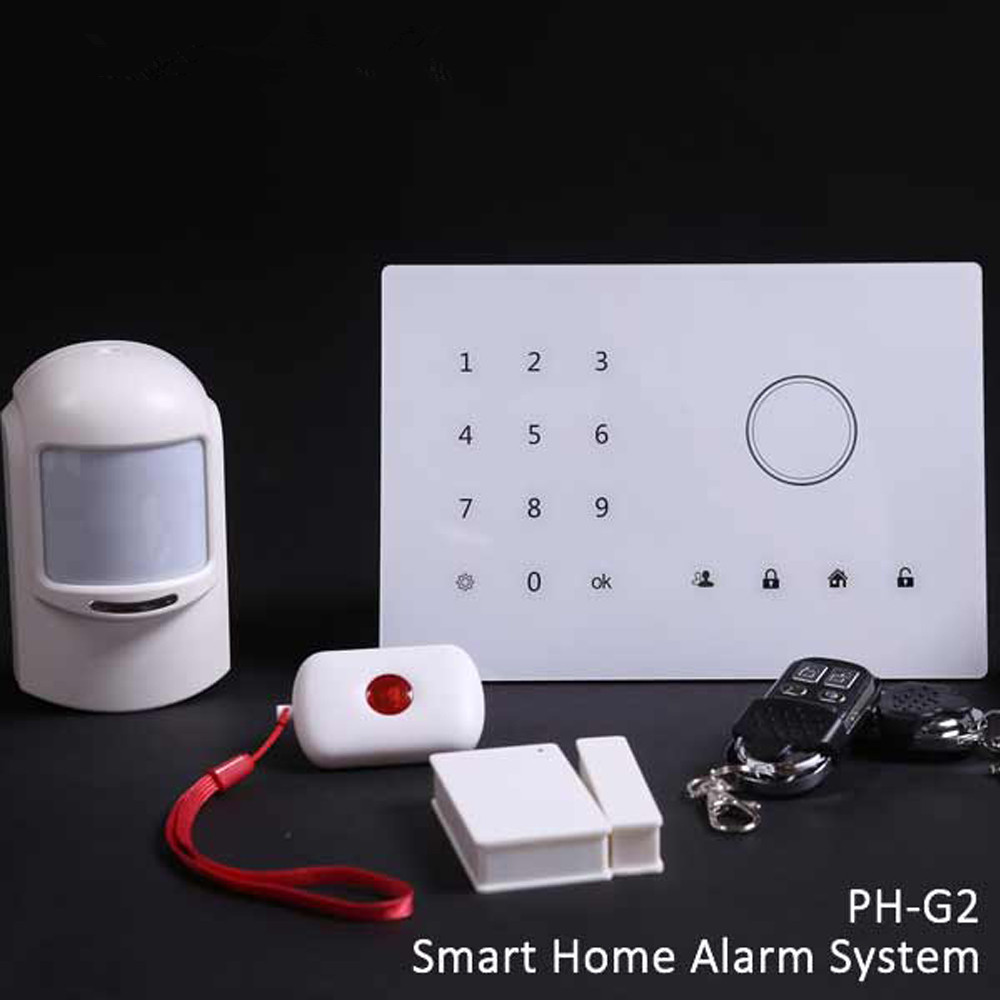 Touch Wireless Home Digital Burglar Smart GSM Security Alarm System with Auto Dial(PH-G2)