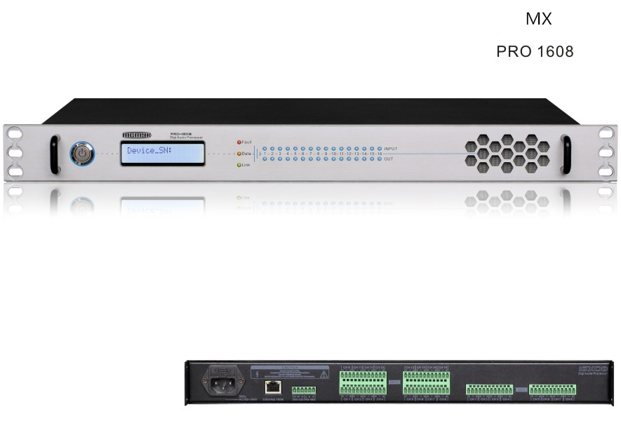 PRO-1608 Professional Digital Audio processor